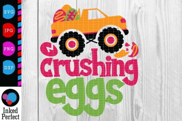 Crushing Eggs Easter Monster Truck Graphics and Crafts