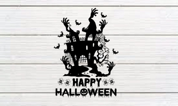 Halloween Nice House Graphics for Crafts