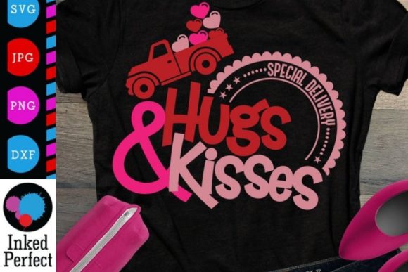 Special Delivery Hugs and Kisses: Graphics for Crafts & Content